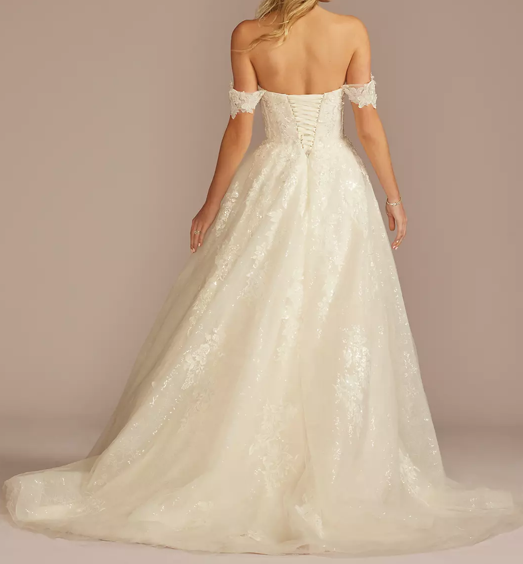 Bridal one-shoulder lace wedding dress high-end custom train style three-dimensional cutting exclusive design